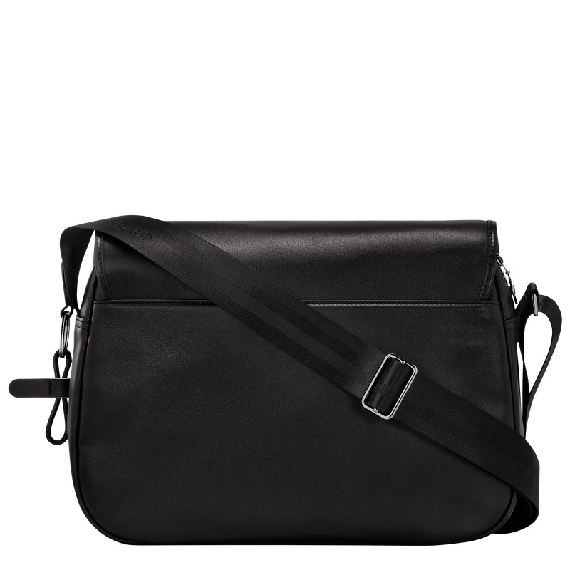 Longchamp Très Paris M Crossbody bag - Leather Crossbody bags Black | NY65-J6WS