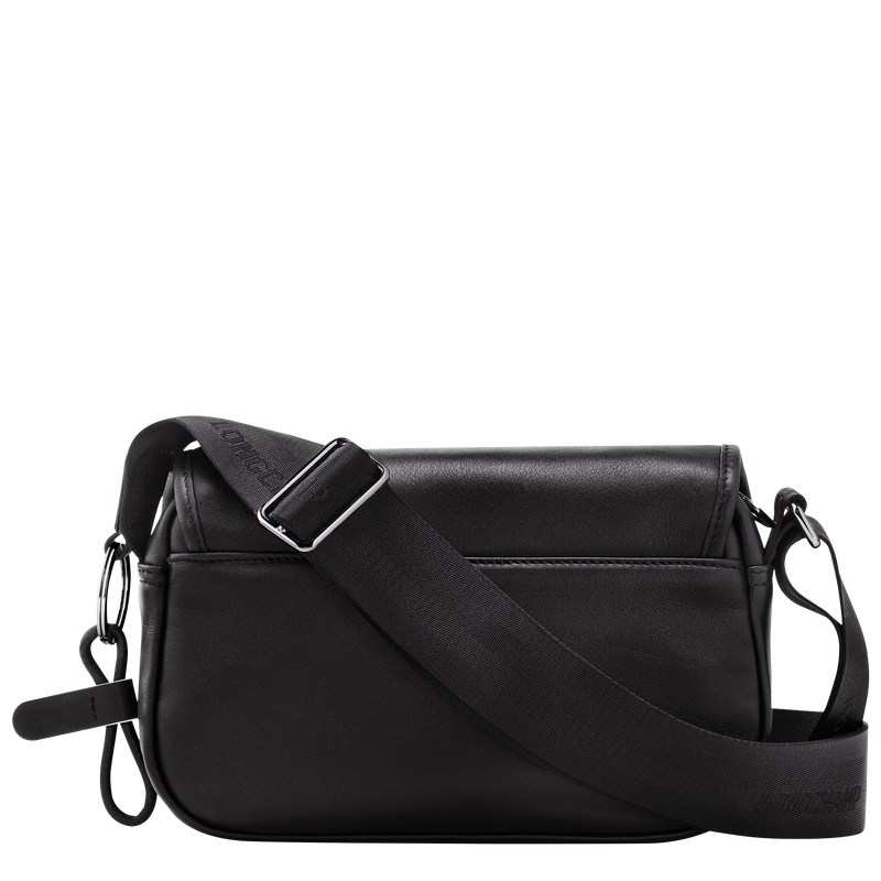 Longchamp Très Paris S Crossbody bag - Leather Crossbody bags Black | GD21-X7CH