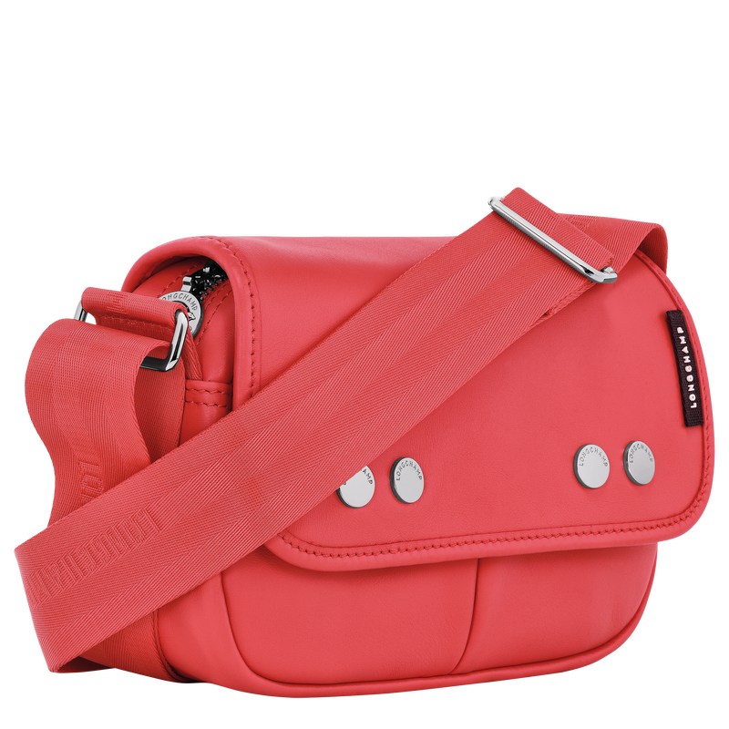 Longchamp Très Paris S Crossbody bag - Leather Crossbody bags Strawberry | DG33-D4MS