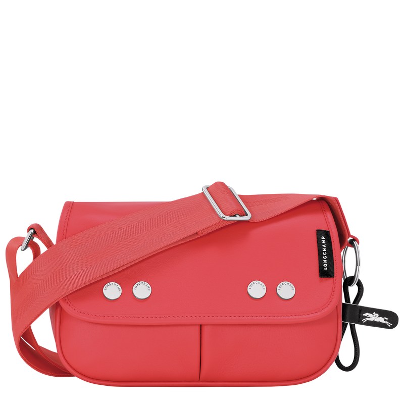 Longchamp Très Paris S Crossbody bag - Leather Crossbody bags Strawberry | DG33-D4MS