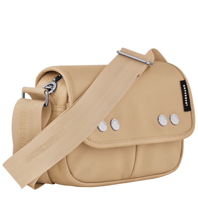 Longchamp Très Paris S Crossbody bag - Leather Crossbody bags Beige | RJ40-G9SP