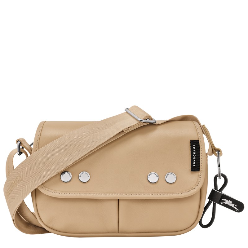 Longchamp Très Paris S Crossbody bag - Leather Crossbody bags Beige | RJ40-G9SP