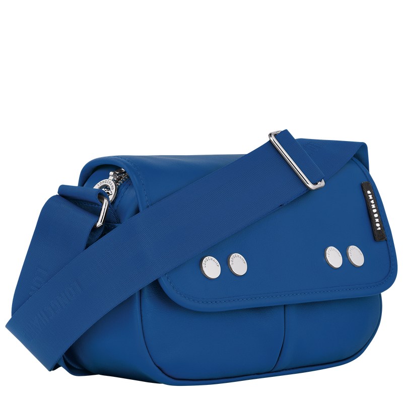 Longchamp Très Paris S Crossbody bag - Leather Crossbody bags Electric Blue | PG32-R9VI