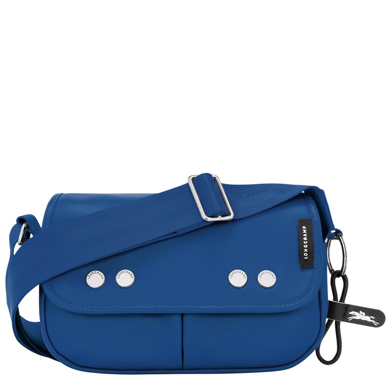 Longchamp Très Paris S Crossbody bag - Leather Crossbody bags Electric Blue | PG32-R9VI