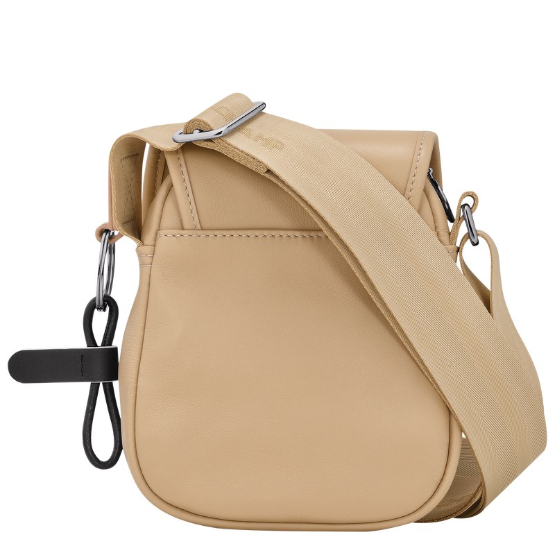 Longchamp Très Paris XS Clutch - Leather Crossbody bags Beige | AH72-U1BY