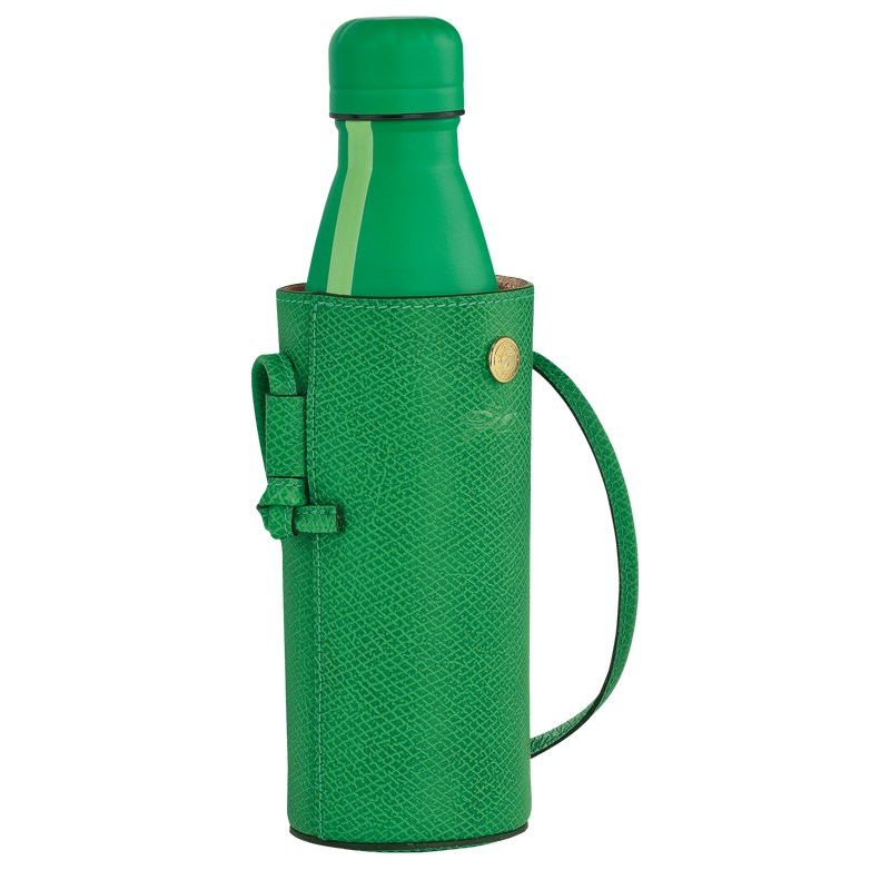 Longchamp Épure Bottle holder - Leather Pouches & Cases Green | FK34-F1CB