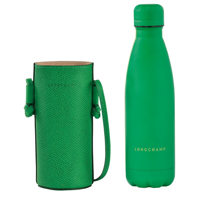 Longchamp Épure Bottle holder - Leather Pouches & Cases Green | FK34-F1CB