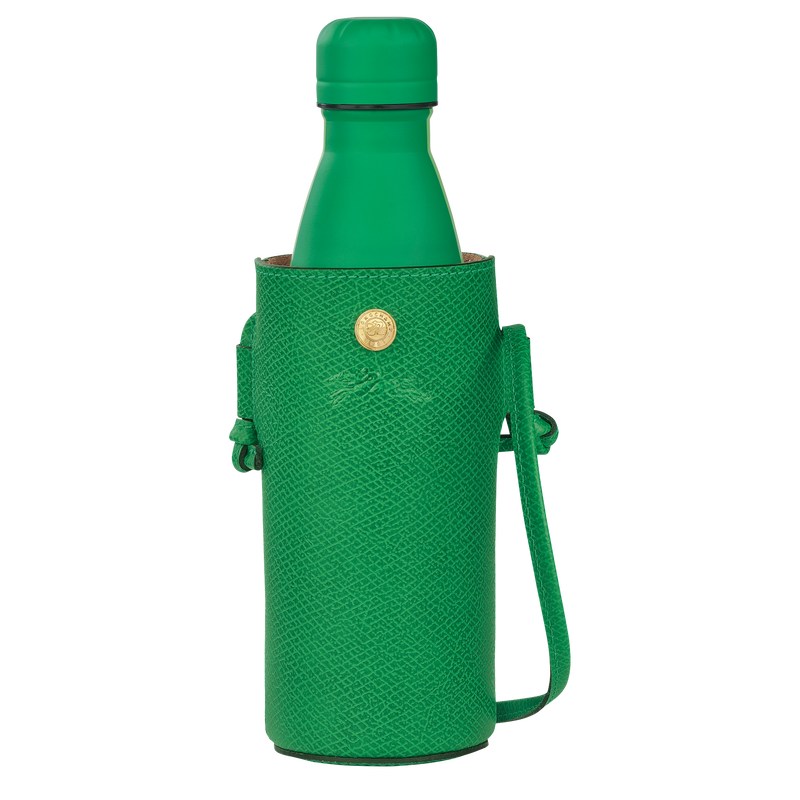 Longchamp Épure Bottle holder - Leather Pouches & Cases Green | FK34-F1CB