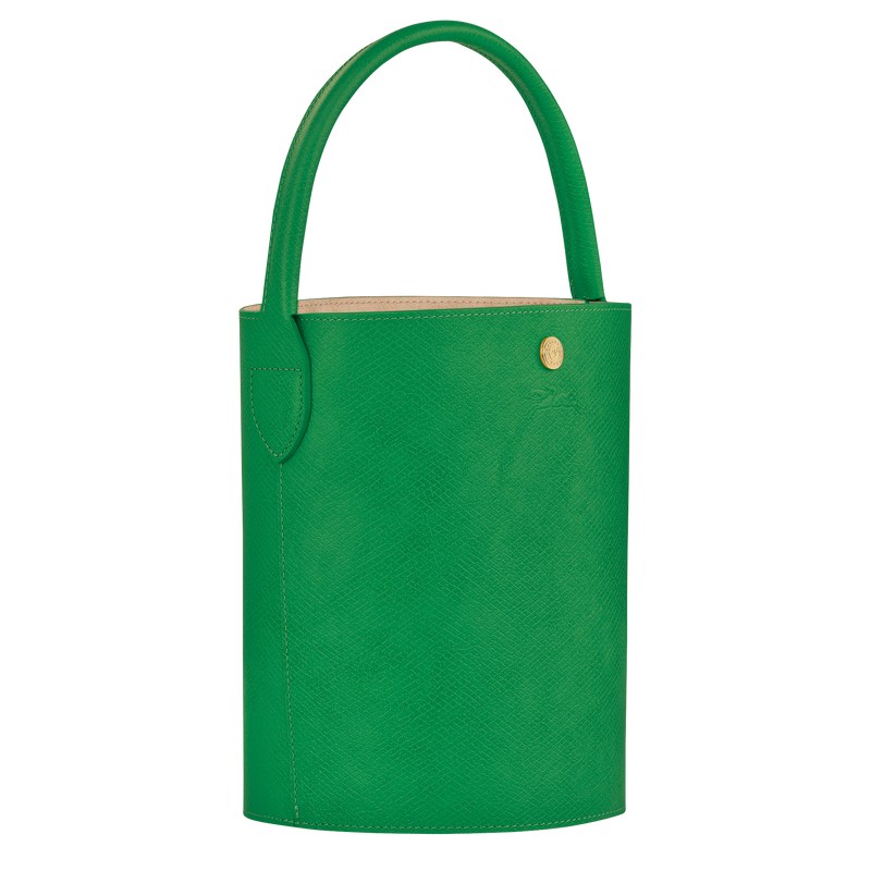 Longchamp Épure S Bucket bag - Leather Handbags Green | SJ71-V9QO