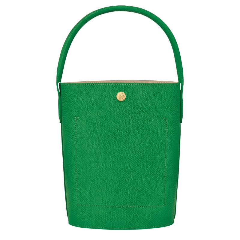 Longchamp Épure S Bucket bag - Leather Handbags Green | SJ71-V9QO