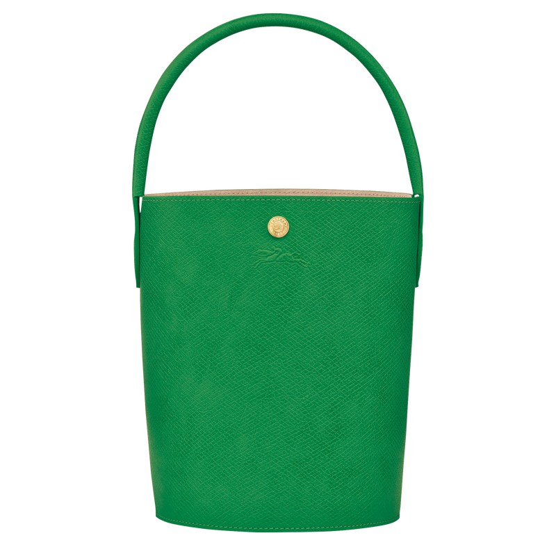 Longchamp Épure S Bucket bag - Leather Handbags Green | SJ71-V9QO