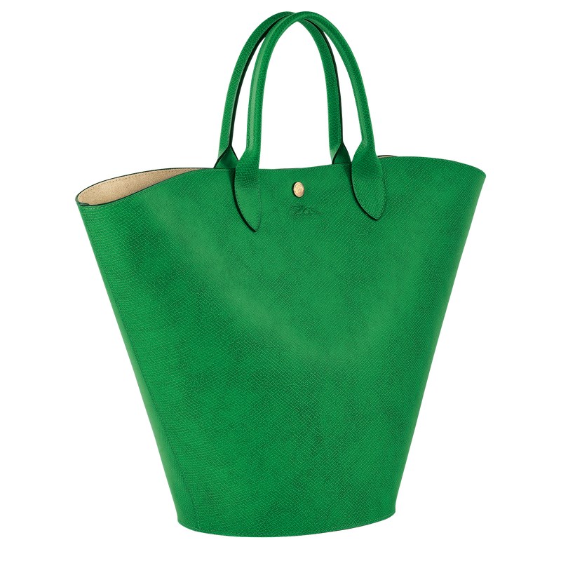 Longchamp Épure XL Tote bag - Leather Shoulder bags Green | MZ79-A5AU