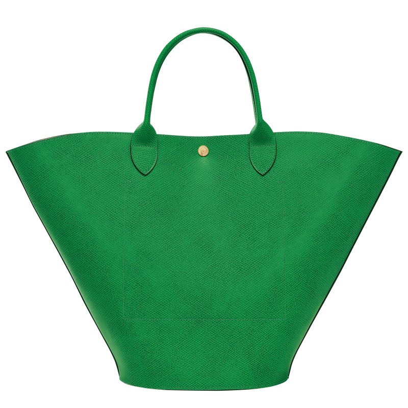 Longchamp Épure XL Tote bag - Leather Shoulder bags Green | MZ79-A5AU