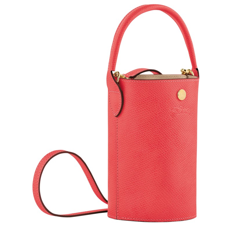 Longchamp Épure XS Crossbody bag - Leather Crossbody bags Strawberry | QF57-T2BZ