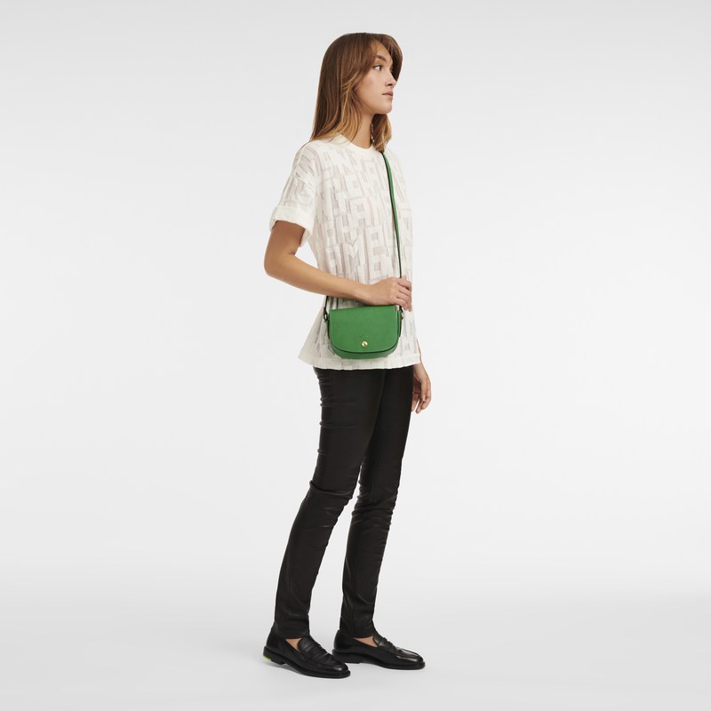 Longchamp Épure XS Crossbody bag - Leather Crossbody bags Green | KZ95-F1TS